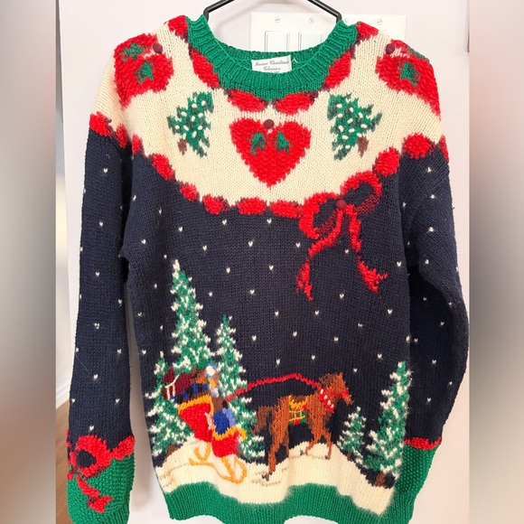 Vintage Marisa Christina Christmas Knit Sweater - Picture 2 of 5